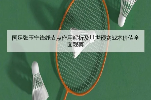 国足张玉宁锋线支点作用解析及其世预赛战术价值全面观察